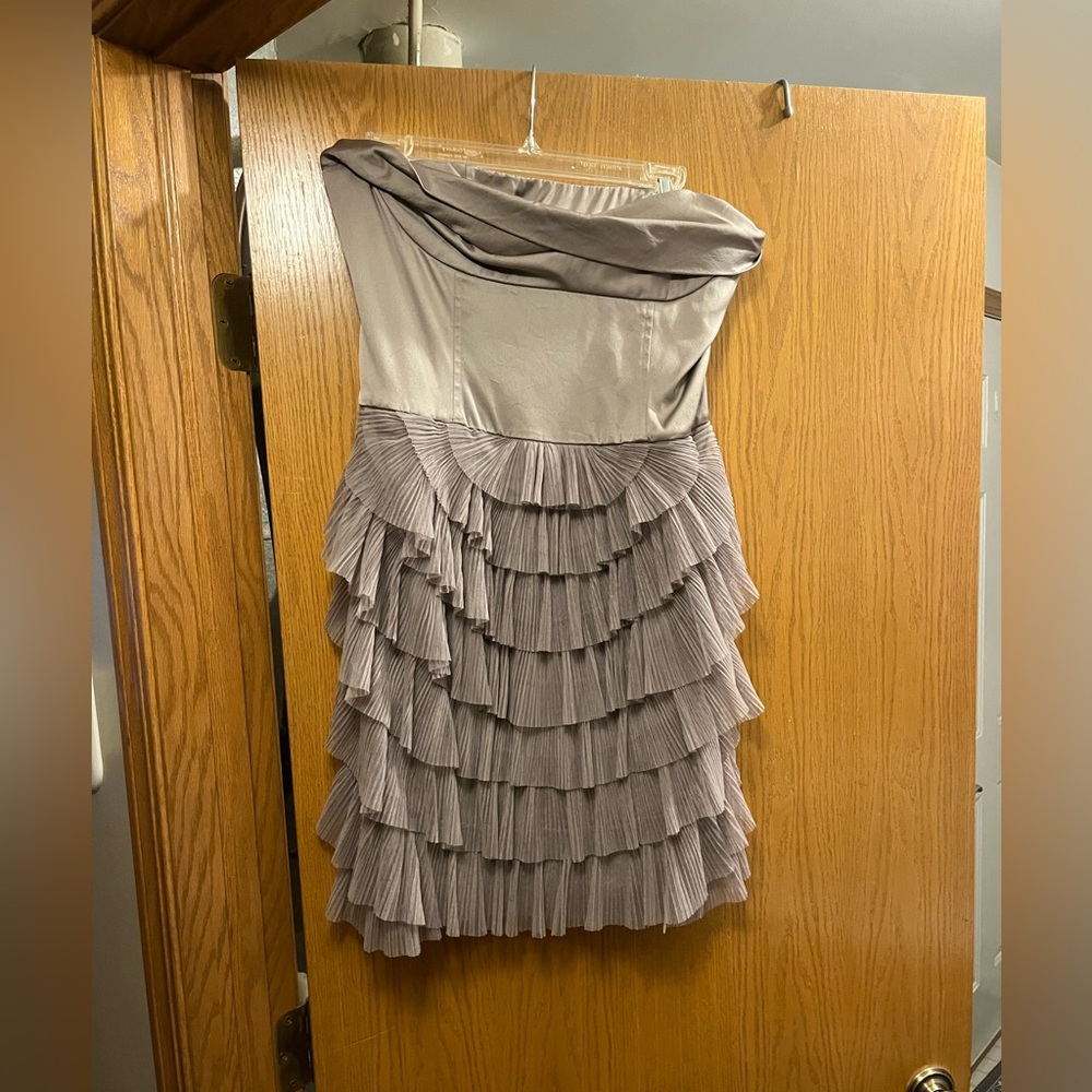 BCBGMAXAZRIA champagne dress